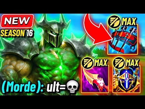 SEASON 16 ON-HIT MORDEKAISER is simply BROKEN...