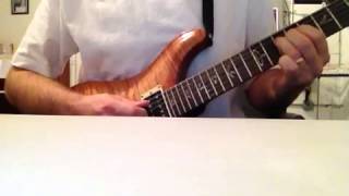 Shadows Fall "Lead me Home" guitar solo covered by Justin McKinney