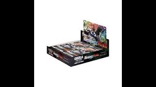 Godzilla Card Game Resonance of Rivals box opening