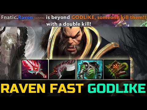 FNATIC.RAVEN 23 MINUTE GODLIKE CARRY LYCAN - CRAZY STRAT TO END THE GAME