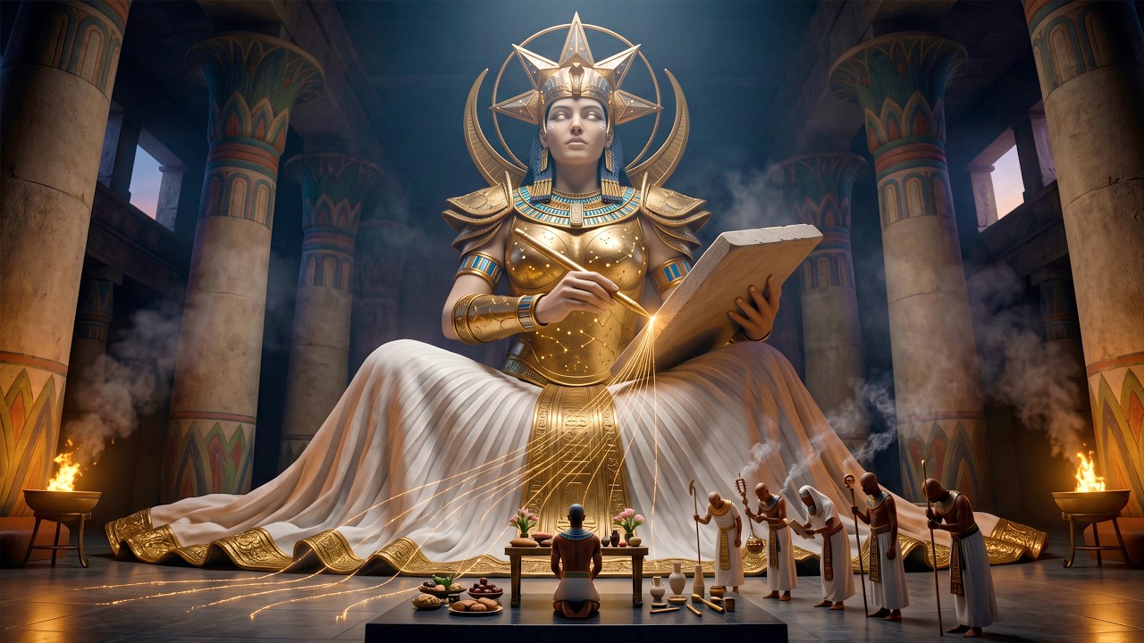 Seshat Draws a Lost River in Salt | Ancient Egyptian Ritual Chant Music for Deep Focus