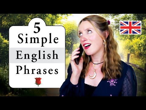英会話のためのシンプルな5つのフレーズ！| 英会話｜もっと自然に聞こえる！✨?| イギリス英語? (5 Simple Phrases for English CONVERSATION! | Sound more natural! ✨? | British English ??)