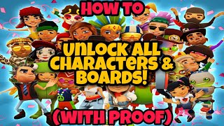 How to Unlock all Characters and Hoverboards in Subway Surfers | Hack Subway Surfers