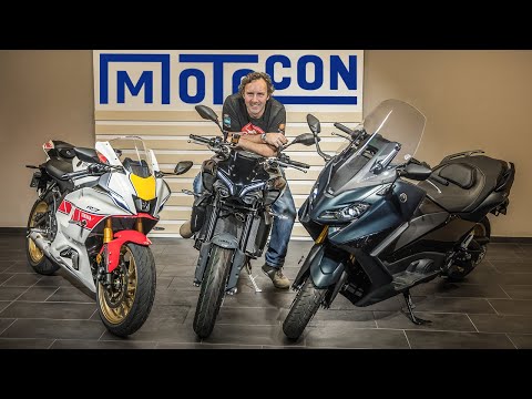 Schön, schnell und praktisch - 3 neue Yamahas bei der MotoCon 2022!