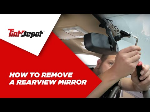 How to Remove a Rearview Mirror – (Ford F150)