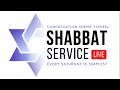 Shabbat Service September 6 2025