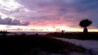 preview picture of video 'Sunset at Treasure Island, Florida while chilling at the Suncoast Motel'