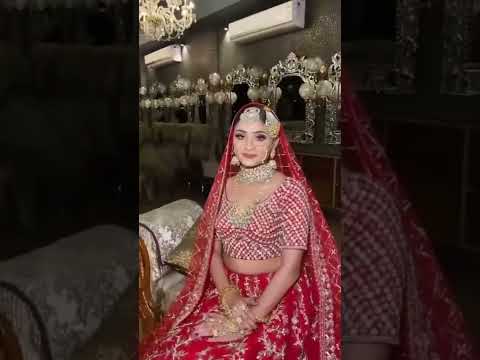 Simran New Beautiful Bride's Status | Makeup, Dress & Mehndi | Gorgeous Dulhan| Happy Wedding Day