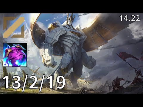 Galio Mid vs Sylas - EUW challenger | Patch 14.22