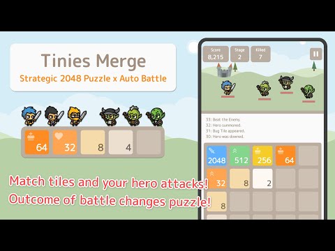 2048 Auto Battler -TiniesMerge video thumbnail
