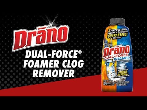Drano Dual Force Foamer: How to Easily Unclog Drains