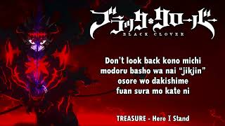 Download lagu Black Clover Mahou Tei no Ken Theme Song Full『Here I Stand』by TREASURE | Lyrics mp3