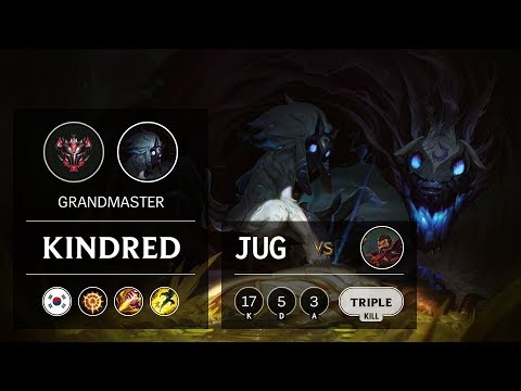 Kindred Jungle vs Graves - KR Grandmaster Patch 9.11