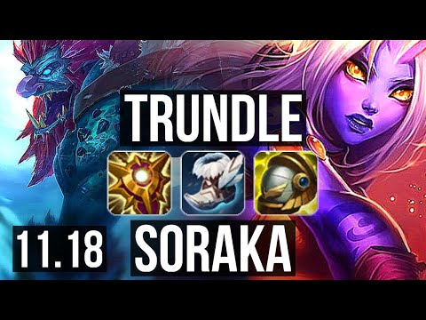 TRUNDLE & Jhin vs SORAKA & Heimerdinger (SUPPORT) | 6/1/10, 1.8M mastery | NA Diamond | v11.18