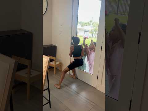 Dad catches daughter locking little sisters out the house #shorts