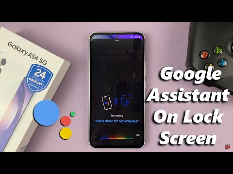 How To Enable Google Assistant On Lock Screen Of Samsung Galaxy A54 5G