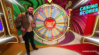 Crazy time big win today,2000X,500X !!