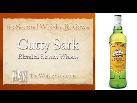 Cutty Sark Blended Scotch Whisky - 60 Second Whisky Reviews #017