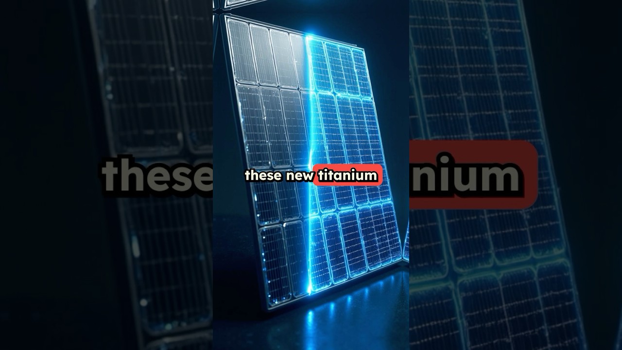 Japan Unveils First Titanium Solar Panel - 1000 Times More Powerful!