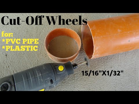 HOW TO CUT PVC PIPE USING ROTARY TOOL | CUT-OFF WHEELS