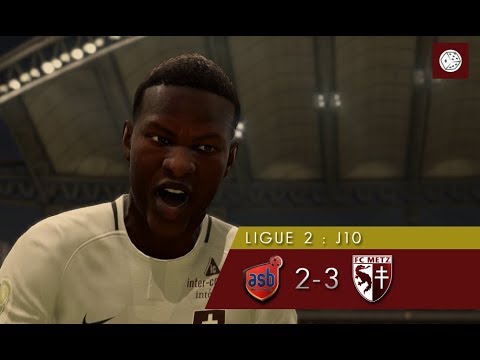 FC METZ RP [☨23] Résumé AS Béziers - FC Metz (Ligue 2/J10) sur FIFA19 !