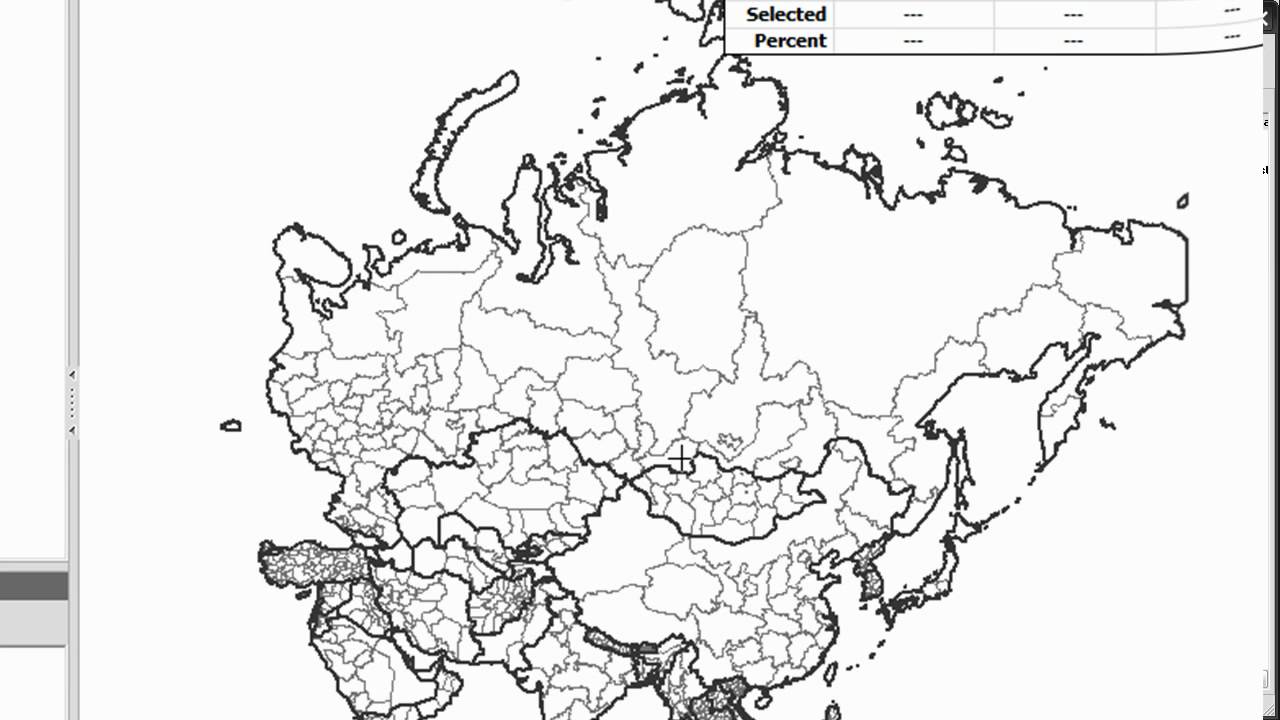 Starting AWhere projects: loading basic map layers