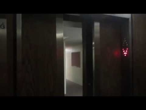 2015 take: 1963 Montgomery traction elevators at Pound Hall (Dorm) UNL