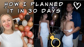 Party Planning Tips | How I planned my Engagement Party in LESS THAN 30 DAYS