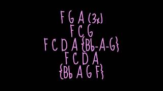 (Reupload) How Far I'll Go~Disney's Moana~Flute Notes~Play-Along Version