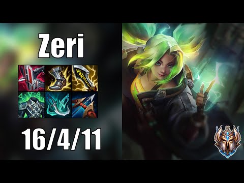 Zeri vs Miss Fortune ADC - Patch 12.23 euw1 CHALLENGER