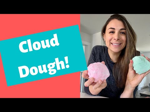 Messy Play Activity: Colorful Cloud Dough