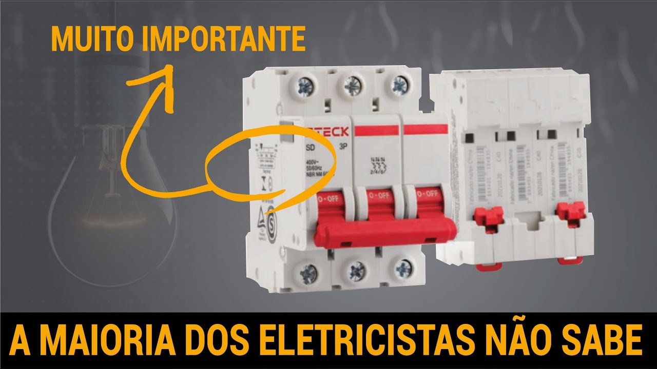 DISJUNTORES - A MAIORIA DOS ELETRICISTAS NÃO CONHECE ESTAS INFORMAÇÕES!