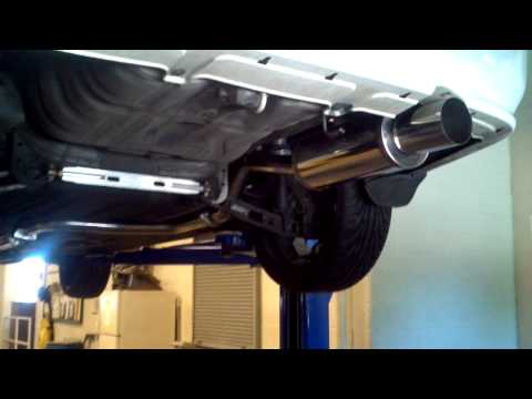 Magna flow exhaust on a Civic (D16Y8) #magnaflow #honda #diy #reel
