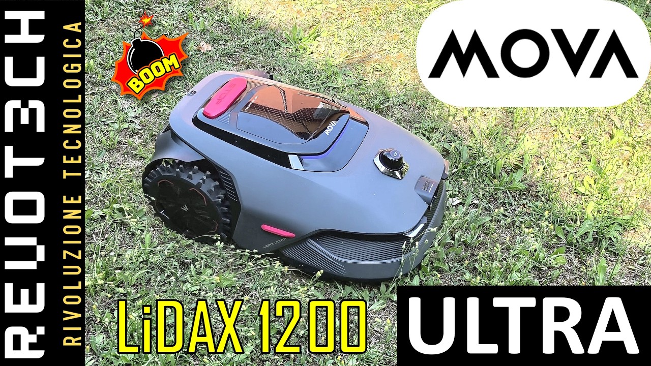 MOVA LIDAX 1200 ULTRA. NO RTK e ZERO Sbattimenti