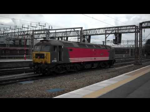 CREWE STATION IN AUGUST.
