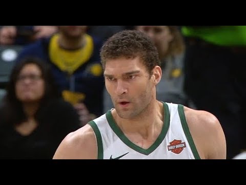 Brook Lopez Highlights vs Pacers RS19G57 - 9 Pts, 6 Rebs, 1 Blk (13.02.19)