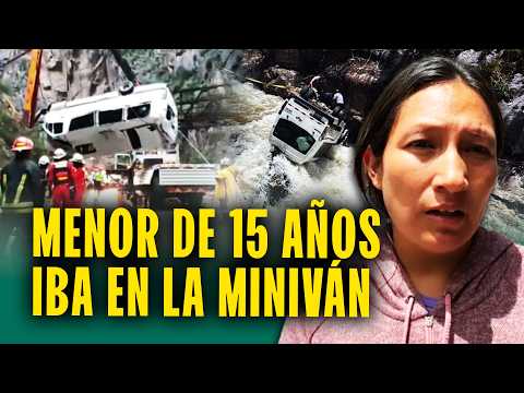 Hallan más cuerpos de fatal accidente en Huarochirí: Menor de 15 años iba en miniván que cayó al río