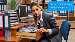 I wish I could hide my LinkedIn Activity. Don't worry about the boss seeing you on LinkedIn. It's OK