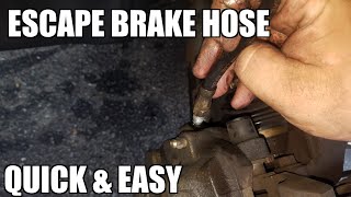 How to Replace a Brake Hose 2001-2007 Ford Escape