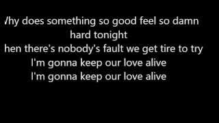 Afrojack ft Matthew Koma - Keep Our Love Alive lyrics HD