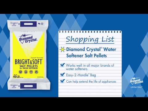 Diamond Crystal® Bright & Soft® Water Softener Salt Benefits