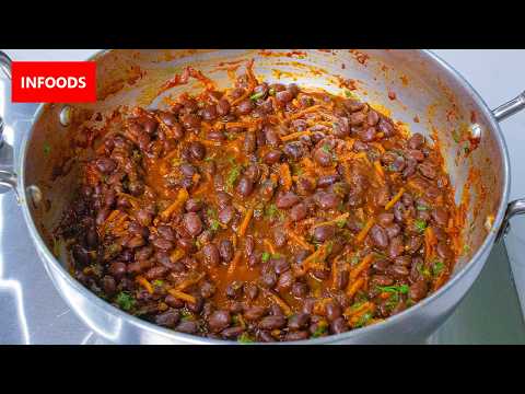 🇰🇪 Kenyan Njahi Curry Recipe | How to Cook Black Beans Curry | Infoods
