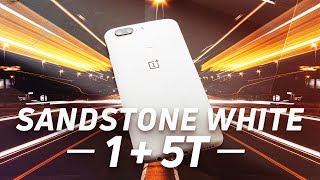 OnePlus 5T in Sandstone White hands-on!