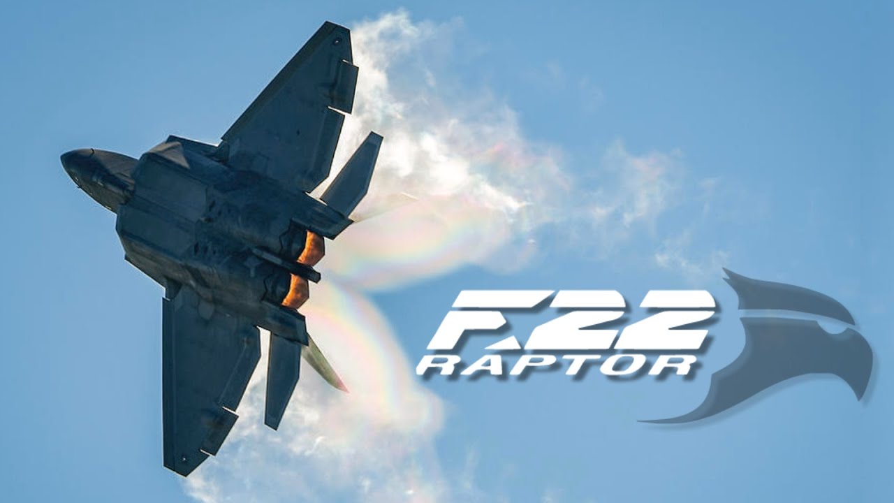 F-22 Raptor em ação! Som do acionamento, supermanobrabilidade e imagens em ultra-slow