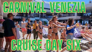 Carnival Venezia Cruise Day Six and an Amazing Sea Day with Epic Rock and the Platinum Diamond Party