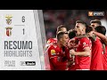 Highlights | Resumo: Benfica 6-1 SC Braga (Liga 21/22 #11)