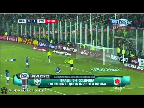 Así fue el gol de Murillo ante la 'Canairinha'