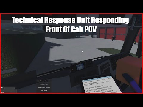 Watch Manager POV In Ashtons Technical Response Unit Turnout - GMFRS Roblox
