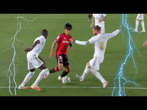 Amazing Skill by Kubo against Real madrid | Takefuso Kubo vs Real madrid | Real madrid  vs Mallorca