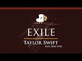 Taylor Swift – exile (feat. Bon Iver) - HIGHER Key (Piano Karaoke Instrumental)